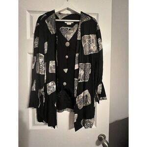 Vintage Sharon Anthony Womens‎ Blouse With Built in Camisole